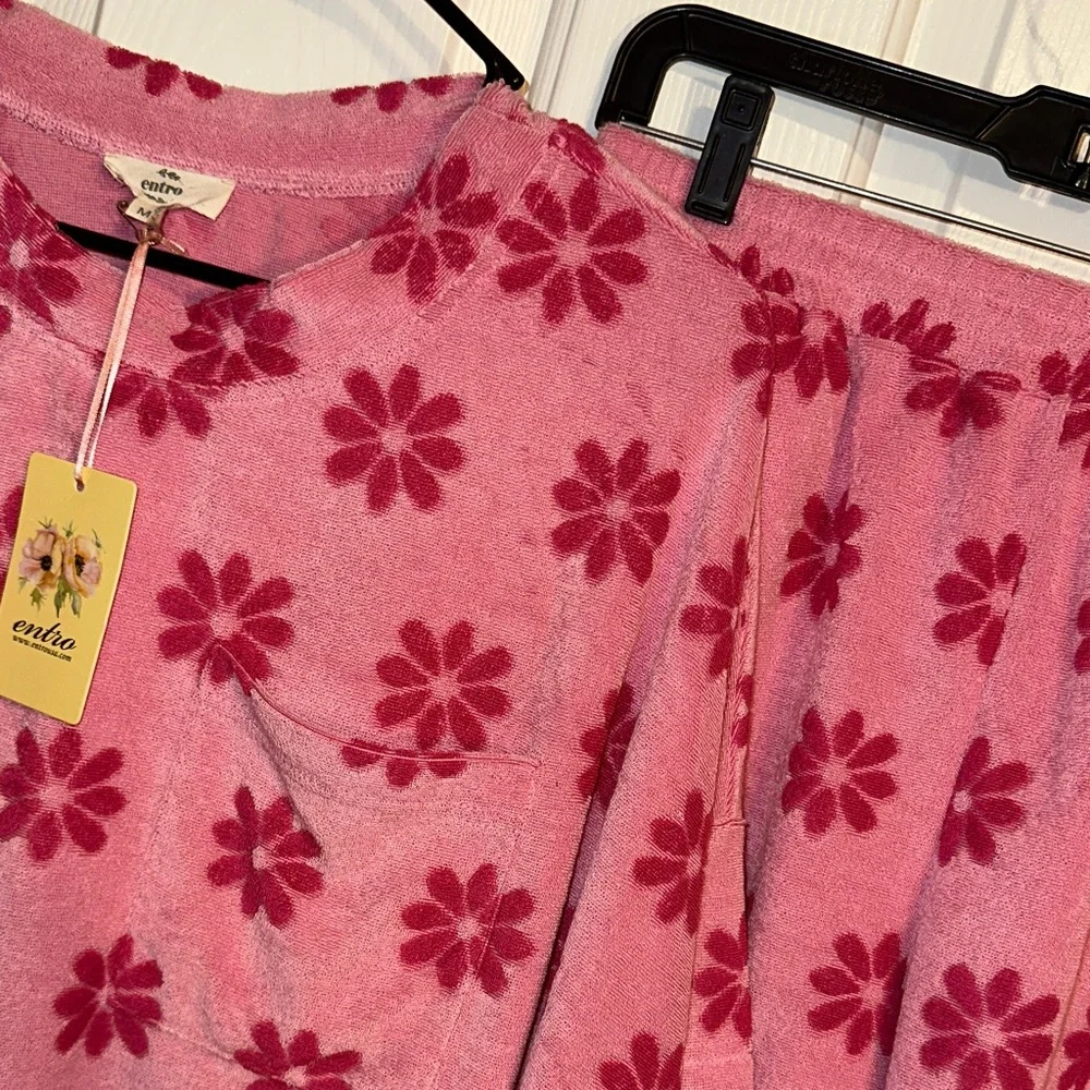 Entro Pink Floral Matching Set